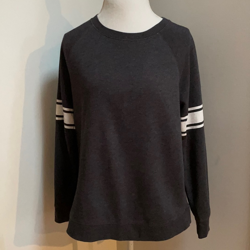 Old Navy Long Sleeve Shirt, black & white, Large